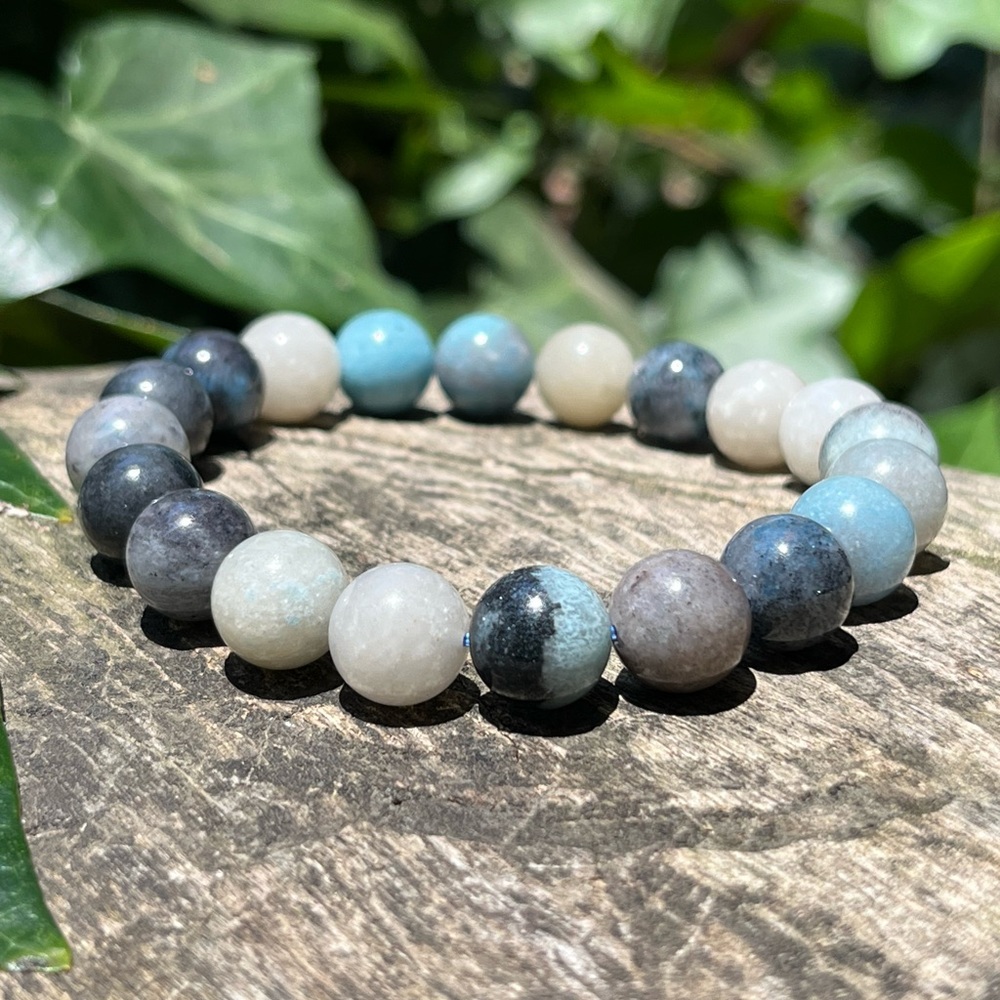 10mm beautiful stretchable trolleite bracelet